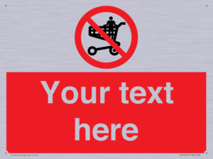 Custom prohibition no standing in trolley